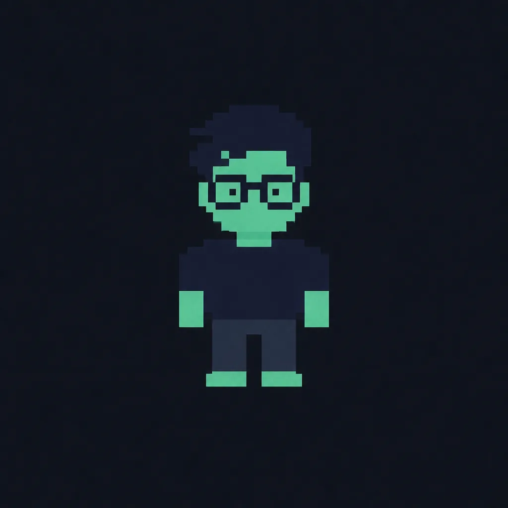 Flat-geometric avatar of tess.builds